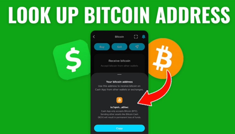 Getting new bitcoin address on cash app