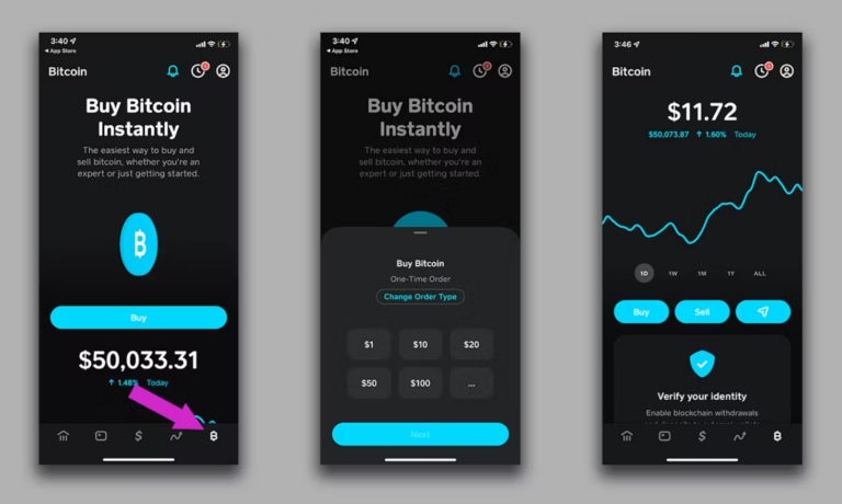 Buy Bitcoin on Cash App