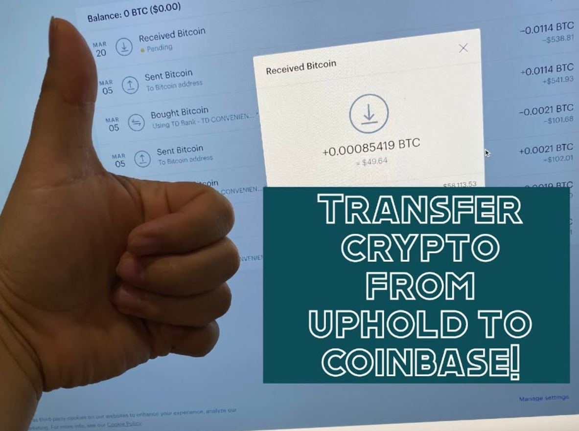 Send crypto from uphold to coinbase