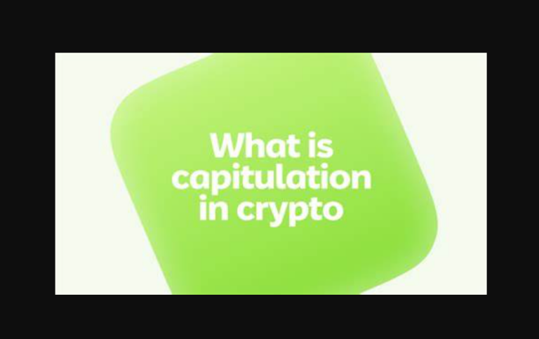 What Is Capitulation In Crypto?